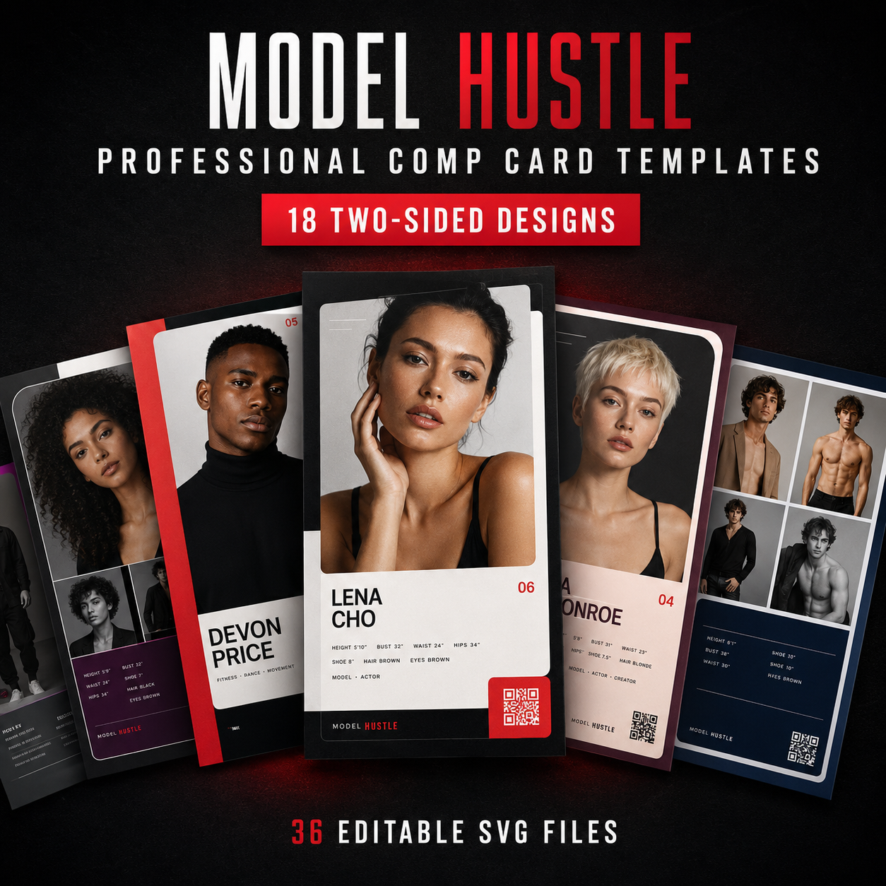 Comp Card Templates