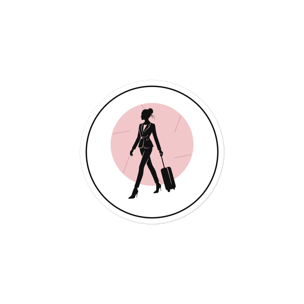 Model Hustle Silhouette Sticker | Kiss-Cut