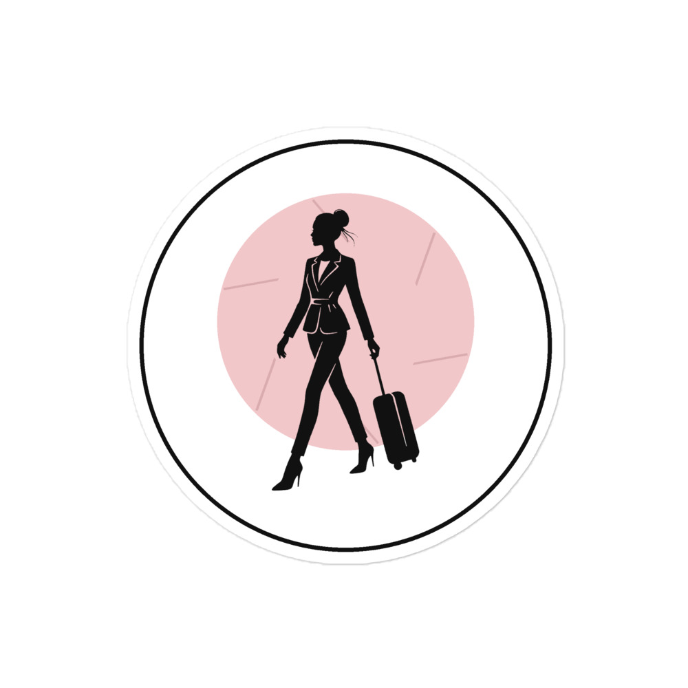 Model Hustle Silhouette Sticker | Kiss-Cut - Image 2