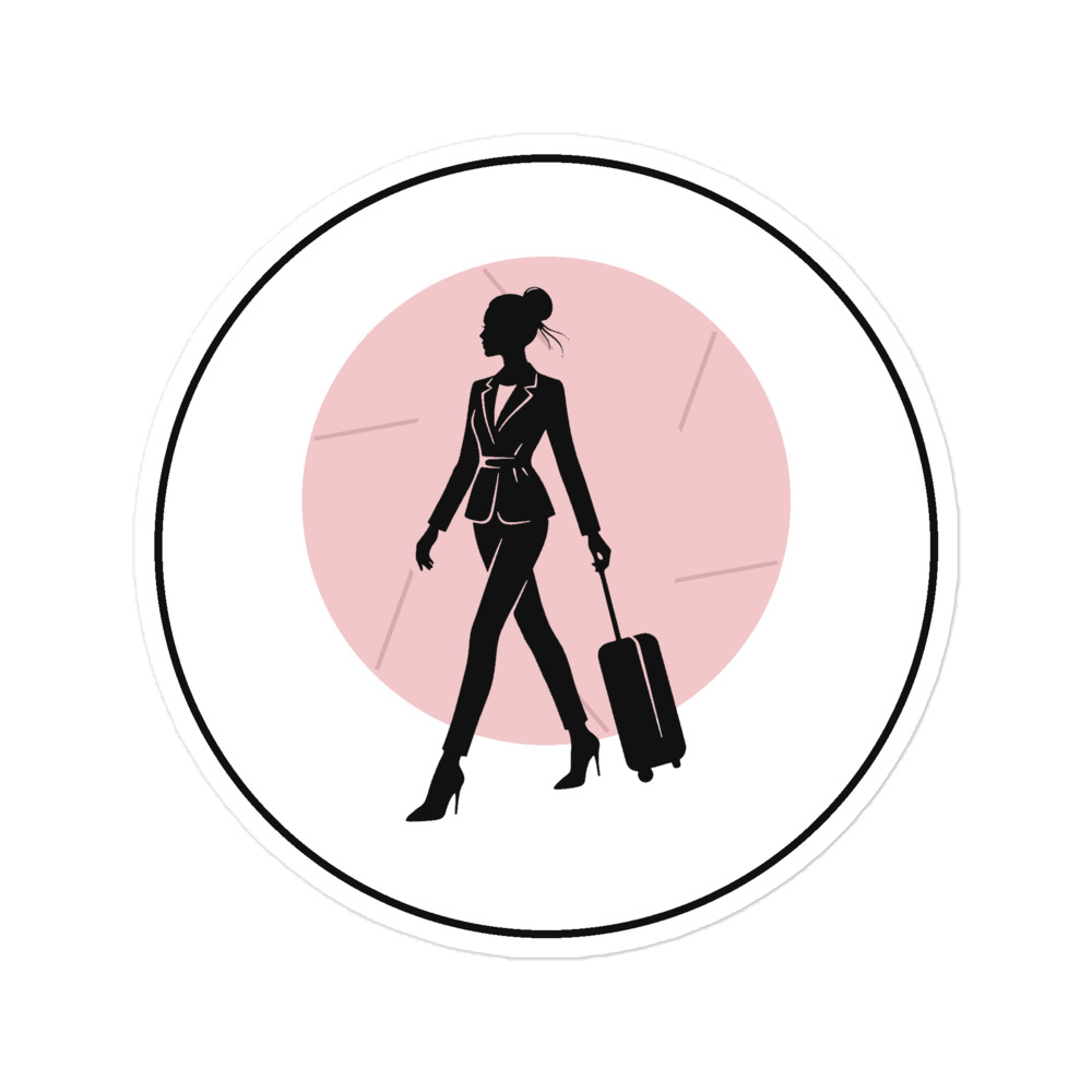 Model Hustle Silhouette Sticker | Kiss-Cut - Image 3