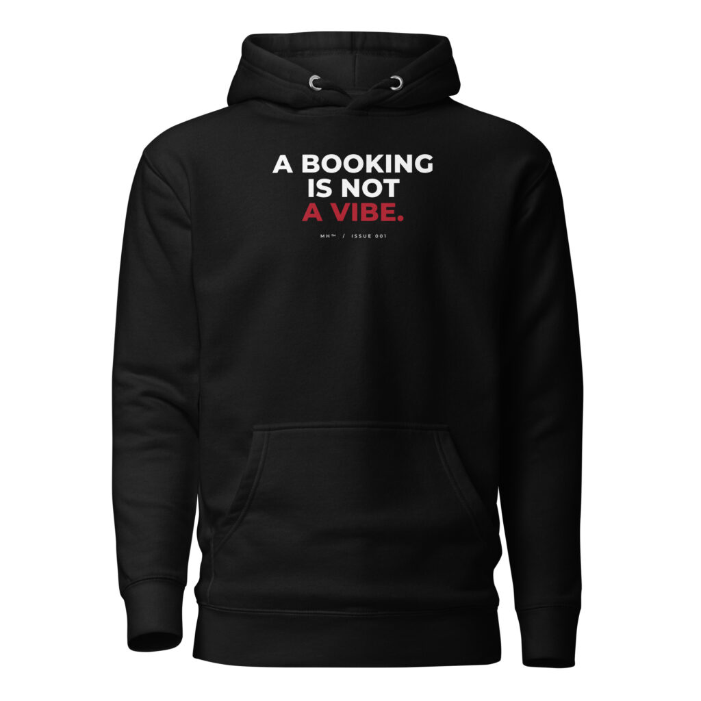 Model Hustle Booking — Premium Pullover Hoodie