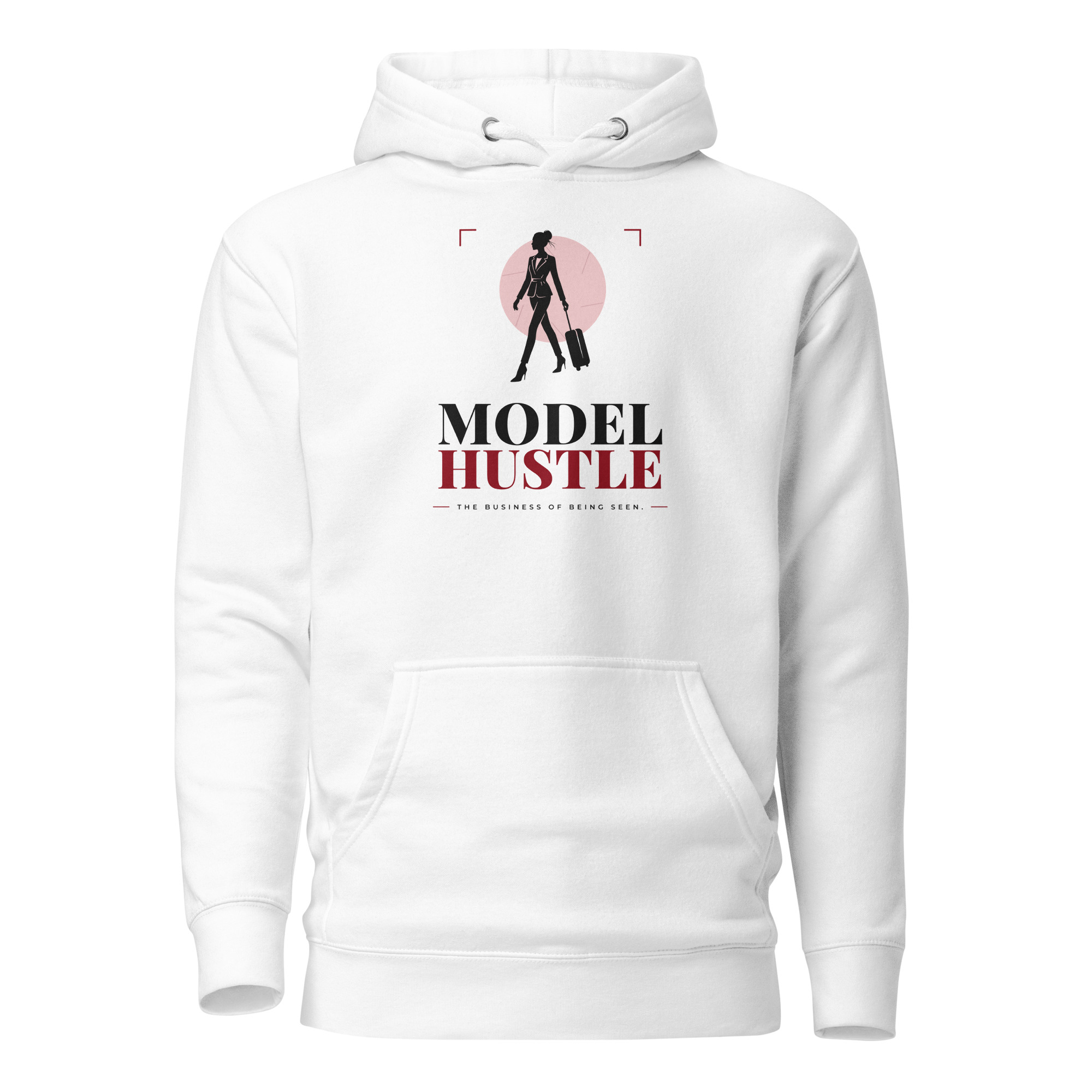 Model Hustle Masthead — Premium Pullover Hoodie