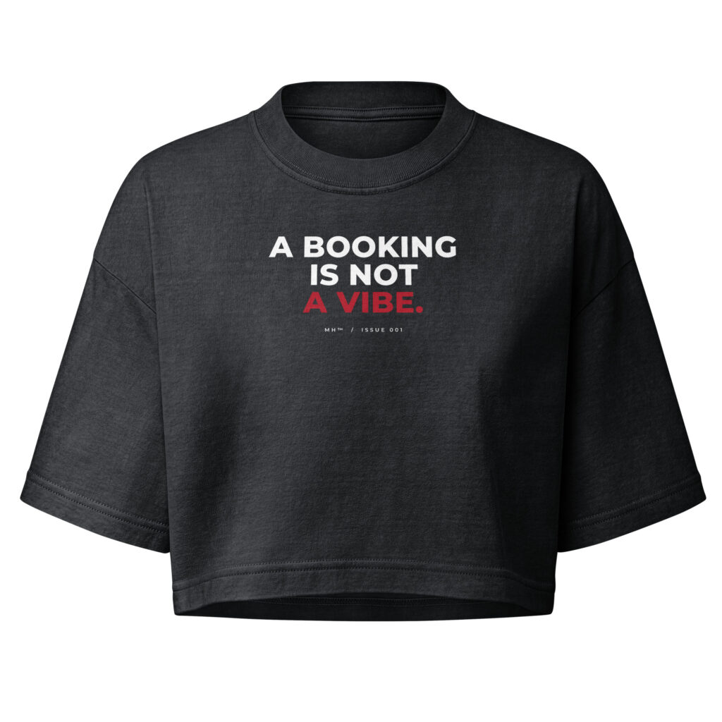 Model Hustle Booking — Women’s Garment Dye Cropped Tee