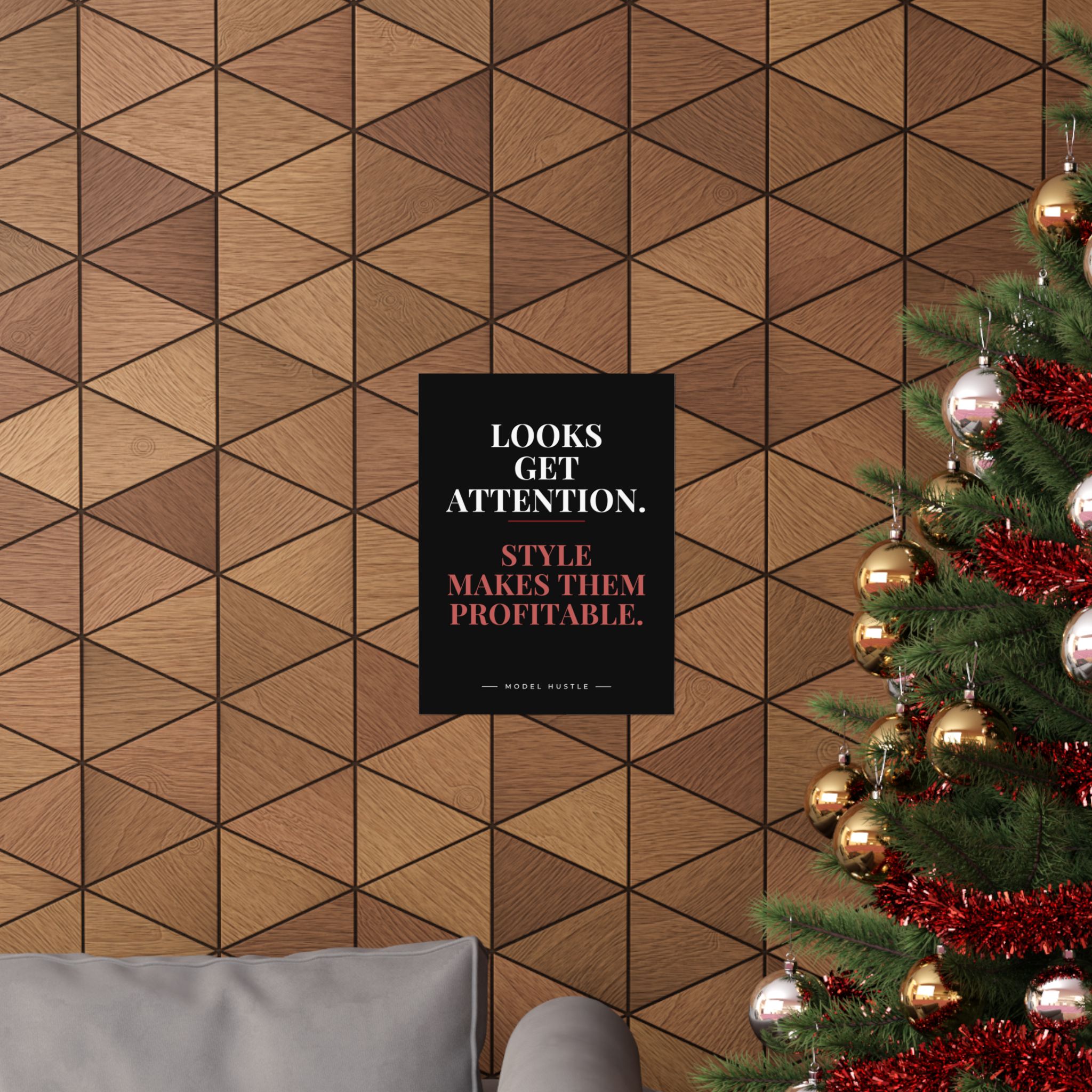 Looks Get Attention Poster | Model Hustle - Image 8