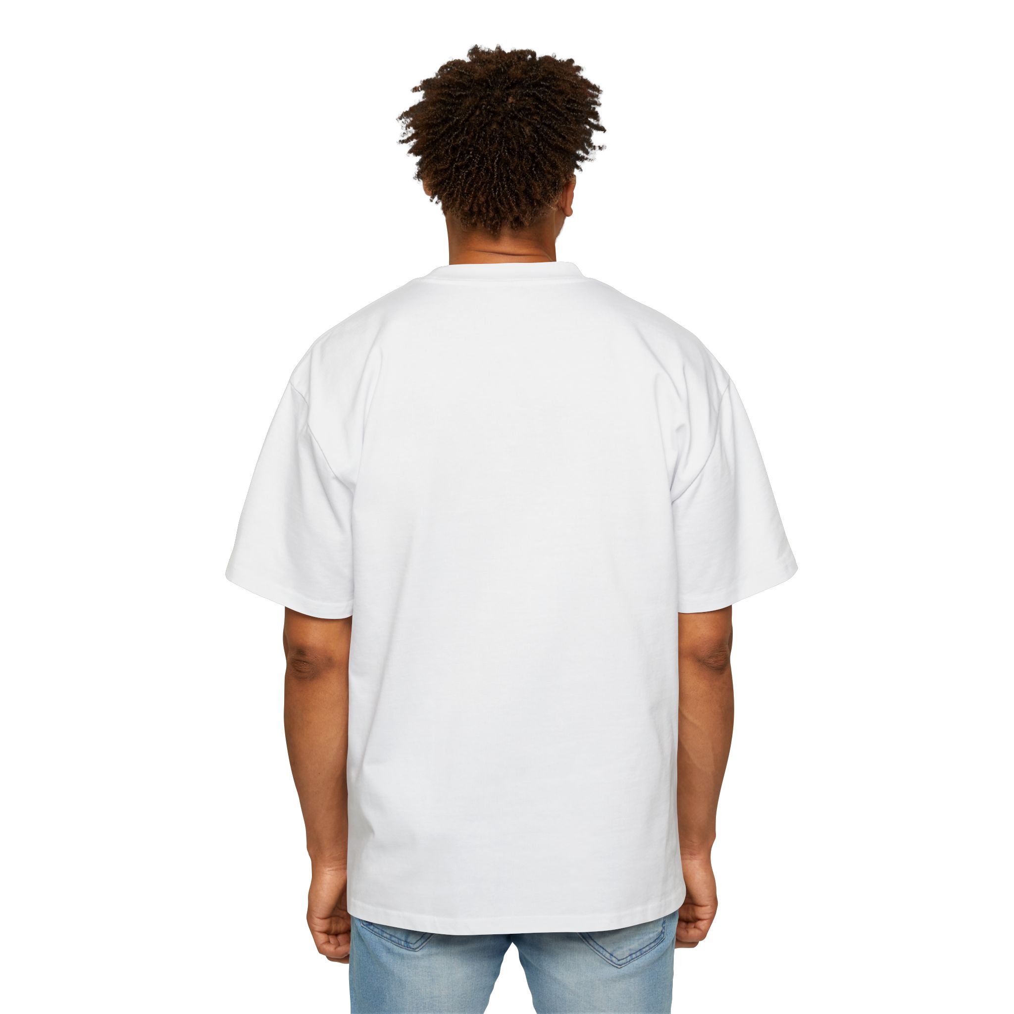 Model Hustle Oversized Statement Tee — White | The Business of Being Seen - Image 4