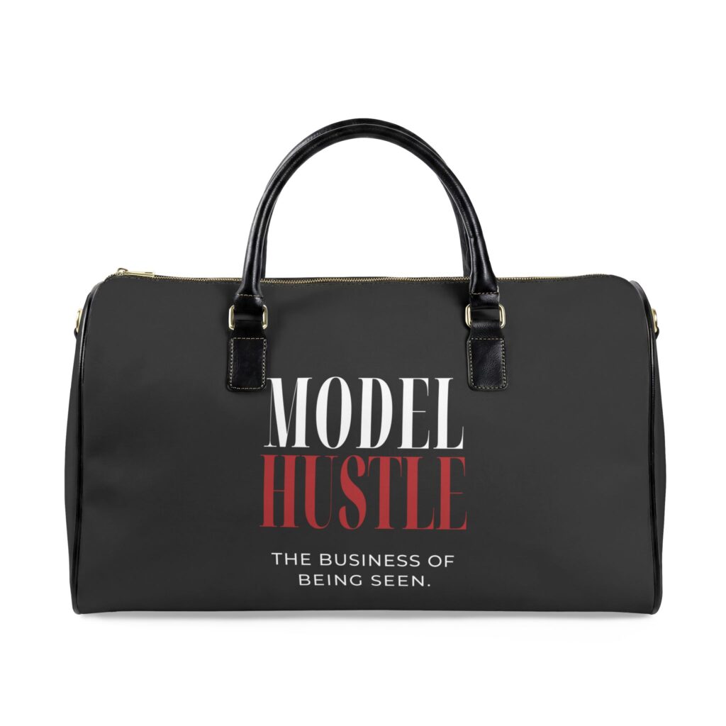 Model Hustle Travel Bag — Black | Booked & Profitable